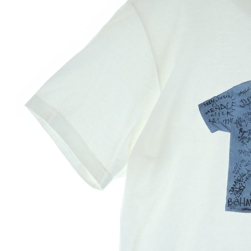 SUPREME(シュプリーム) 24SS 30 Anniversary First S/S Tee 30周年記念 ファースト フロントプリント クルーネック 半袖Tシャツ ホワイト
