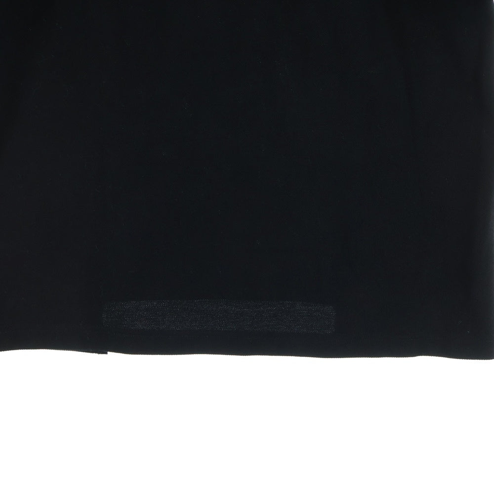 MONCLER(モンクレール) 19AW ×Palm Angels MAGLIA POLO MANICA CORTA メタルロゴ ハーフジップ 半袖シャツ ブラック E209L8300080 84556