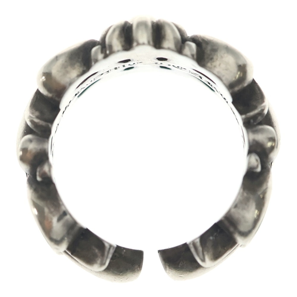 CHROME HEARTS(クロムハーツ) DBL FLRL CRS ダブルフローラルクロス リング シルバー BCA390