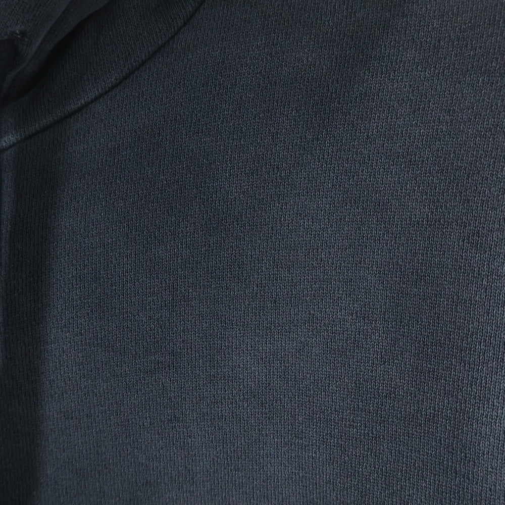 AMIRI(アミリ) 25AW HOLLYWOOD ハリウッド 胸ロゴ バックデザイン ダブルジップ パーカー ブラック SRAMJYHD1132SMRBC00