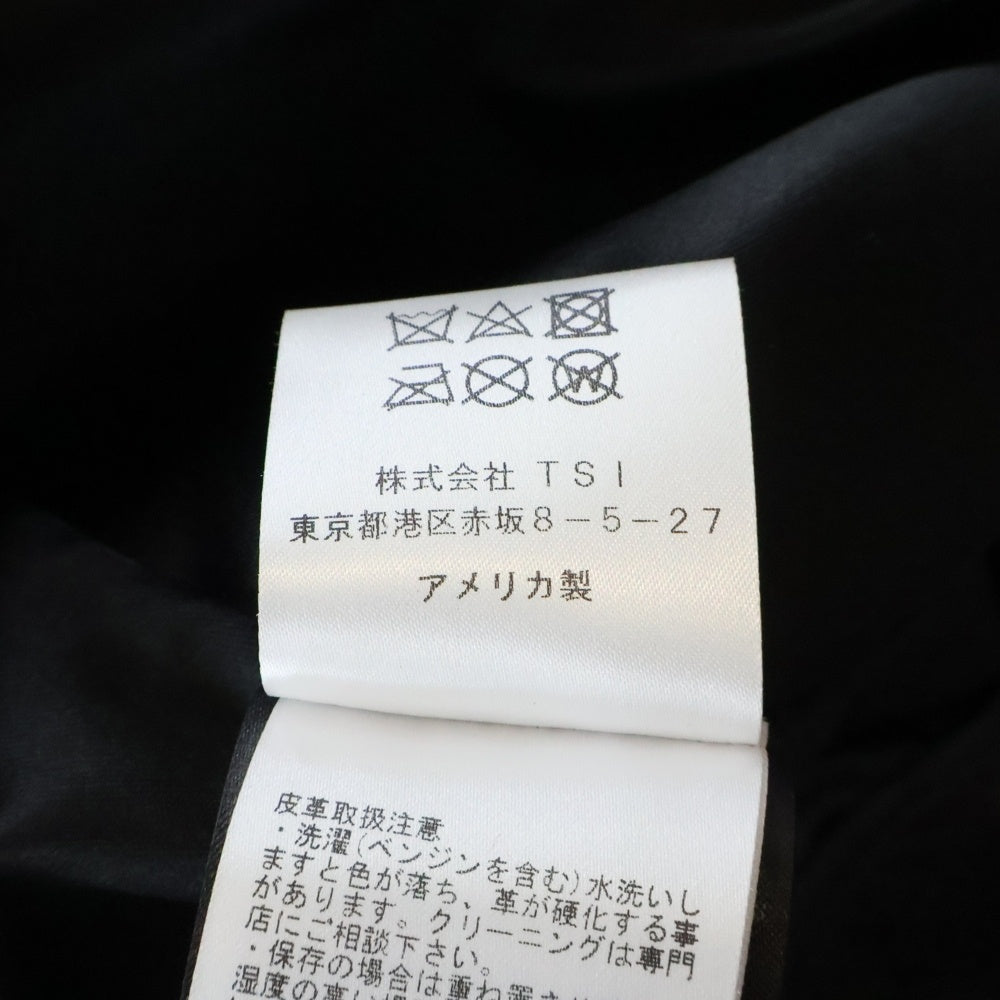 SCHOTT(ショット) ワンスター ライダースジャケット ダブル レザー ラムスキン レディース ブラック 218W 7823950601