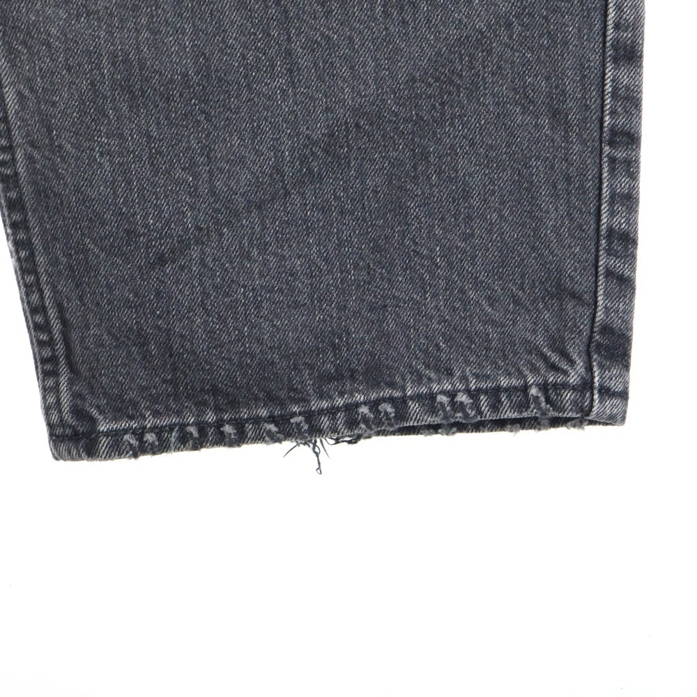 RHC Ron Herman(アールエイチシー ロンハーマン) Robert Wide Fit Black Denim Pants ロバート ワイドフィットデニムパンツ ジーンズ ブラック 4020600077