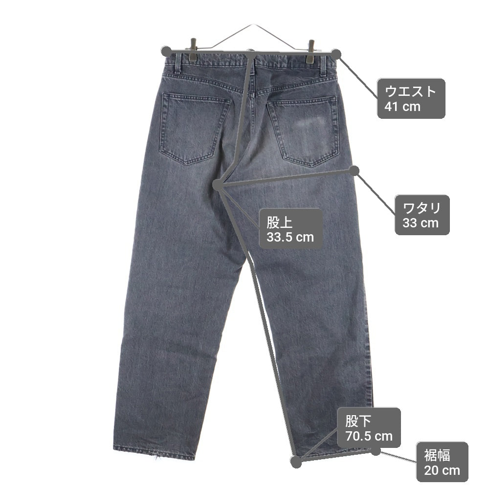 RHC Ron Herman(アールエイチシー ロンハーマン) Robert Wide Fit Black Denim Pants ロバート ワイドフィットデニムパンツ ジーンズ ブラック 4020600077