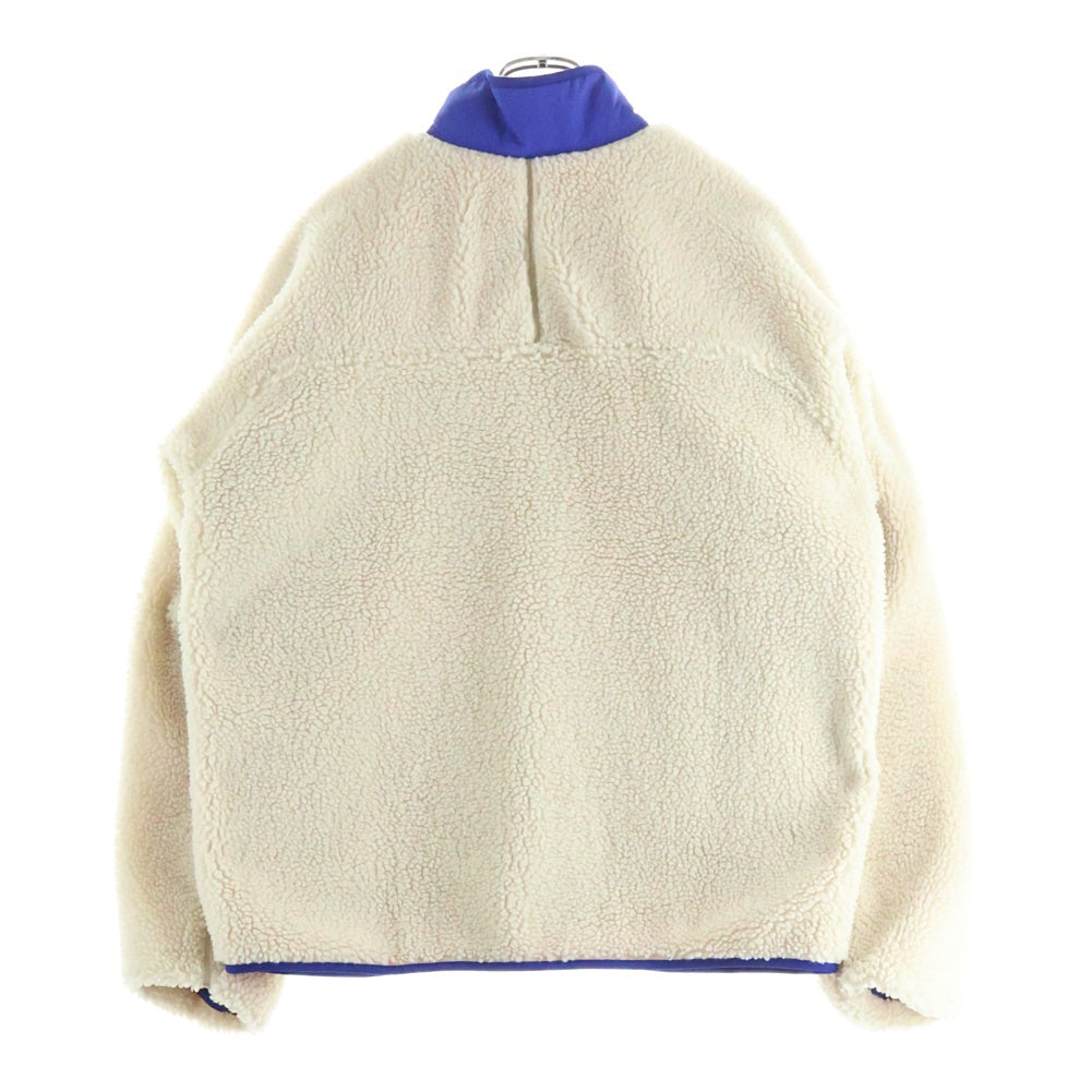 PATAGONIA(パタゴニア) 25AW Classic Retro-X Jacket クラシックレトロXジャケット ボア フリースジャケット アイボリー/ブルー 23057FA25