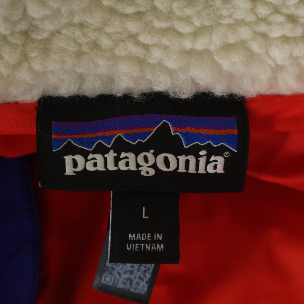 PATAGONIA(パタゴニア) 25AW Classic Retro-X Jacket クラシックレトロXジャケット ボア フリースジャケット アイボリー/ブルー 23057FA25