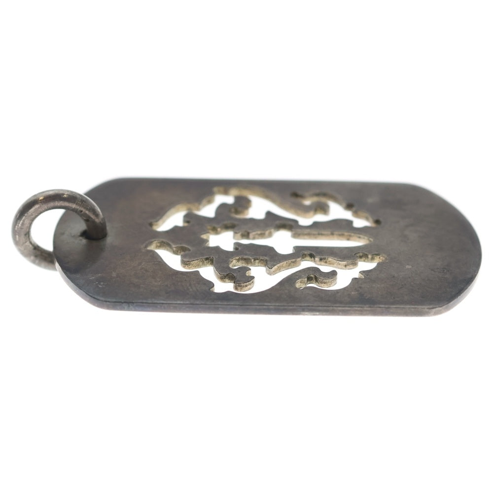 CHROME HEARTS(クロムハーツ) D TAG LRG DAGGER ヴァインダガーカットアウトドッグタグ ラージ ペンダントトップ シルバー BCA240