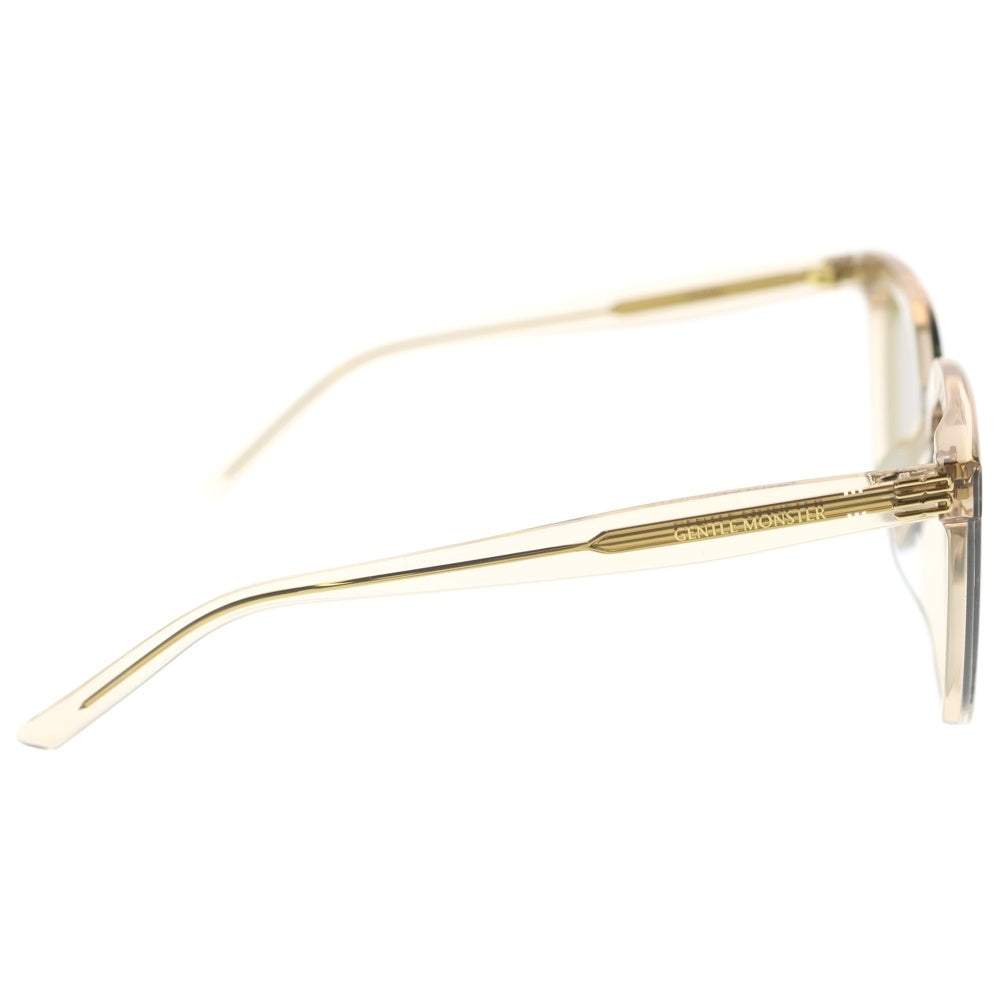 GENTLE MONSTER(ジェントルモンスター) Piana BRC18 Sunglasses クリアフレーム スクエア型 サングラス クリア/イエロー