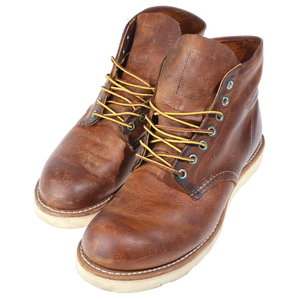RED WING(レッド ウイング) 6' CLASSIC ROUND クラシックラウンド レースアップブーツ ブラウン 9111
