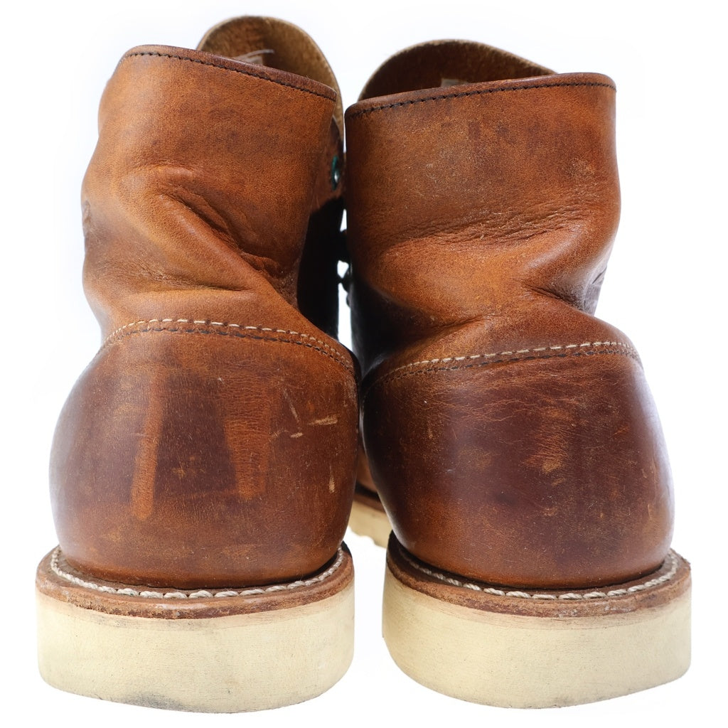 RED WING(レッド ウイング) 6' CLASSIC ROUND クラシックラウンド レースアップブーツ ブラウン 9111