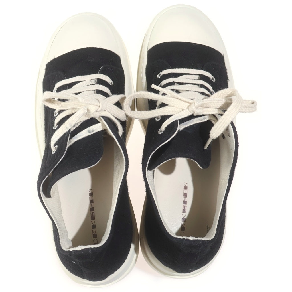 Rick Owens DRKSHDW(リックオウエンス ダークシャドウ) MEGA BUMPER SNEAKS メガバンパーローカットスニーカー ブラック