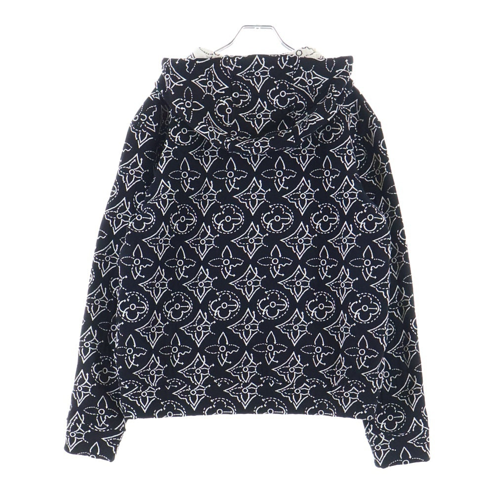 LOUIS VUITTON(ルイヴィトン) NBA モノグラム ストゥラティージ フラワー キルテッド ジップアップパーカー ブラック RM212M DM0 HLY12W