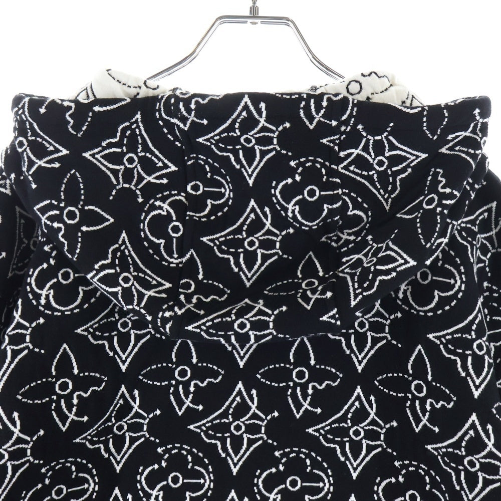 LOUIS VUITTON(ルイヴィトン) NBA モノグラム ストゥラティージ フラワー キルテッド ジップアップパーカー ブラック RM212M DM0 HLY12W