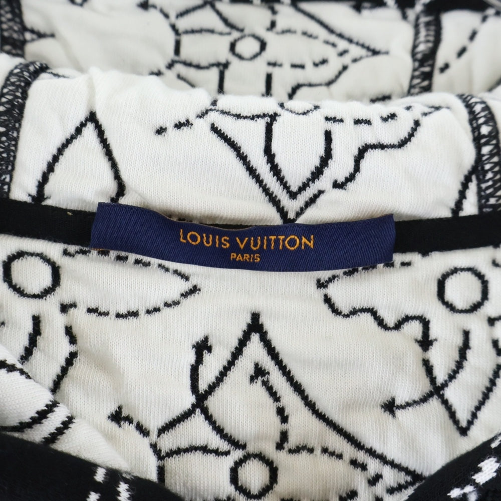 LOUIS VUITTON(ルイヴィトン) NBA モノグラム ストゥラティージ フラワー キルテッド ジップアップパーカー ブラック RM212M DM0 HLY12W