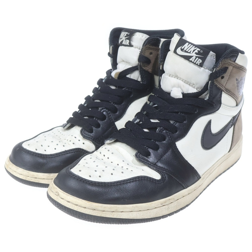 NIKE(ナイキ) AIR JORDAN 1 RETRO HIGH OG DARK MOCHA 555088-105 エアジョーダン 1 レトロ ダークモカ ハイカット スニーカー US9.5/27.5cm ブラック/ブラウン