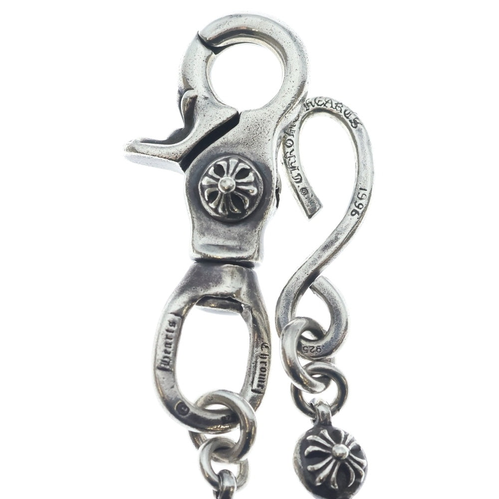CHROME HEARTS(クロムハーツ) 2BALL SHORT-S/1クリップショート#2クロスボール ウォレットチェーン シルバー BCA063