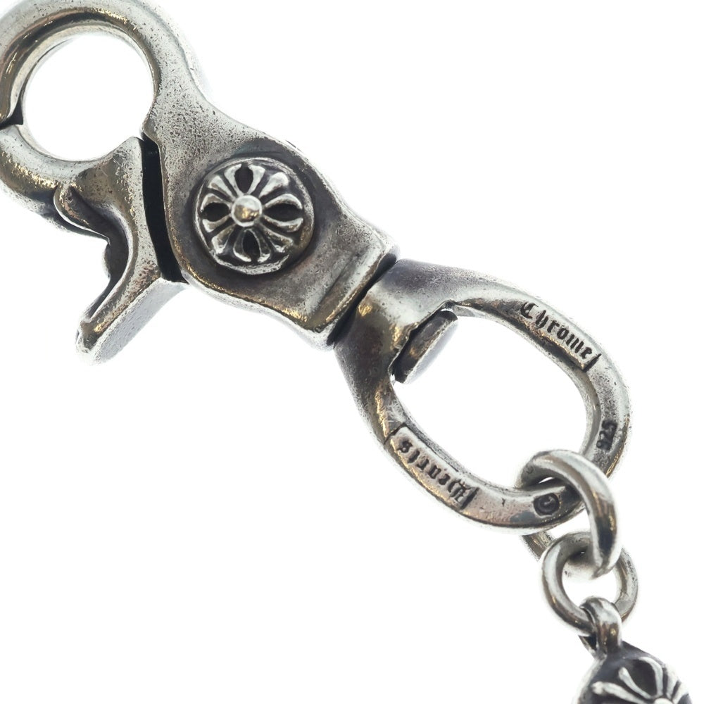 CHROME HEARTS(クロムハーツ) 2BALL SHORT-S/1クリップショート#2クロスボール ウォレットチェーン シルバー BCA063