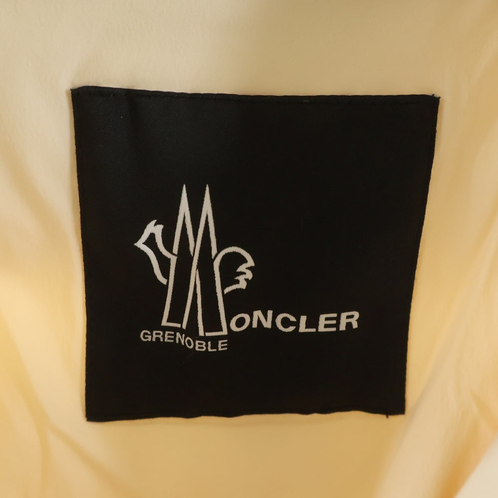 MONCLER GRENOBLE(モンクレールグルノーブル) 24AW GRENOBLE ARCESAZ ファーフード付 ダウンジャケット ホワイト J20981A00047 5399D レディース