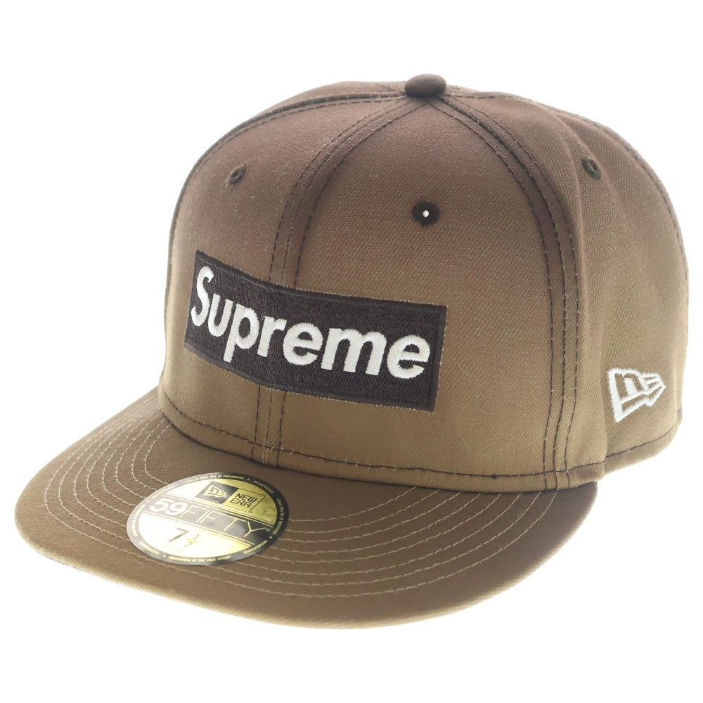 SUPREME(シュプリーム) 23SS ×NEW ERA Gradient Box Logo 59FIFTY ボックスロゴ キャップ ブラウン 7 1/2