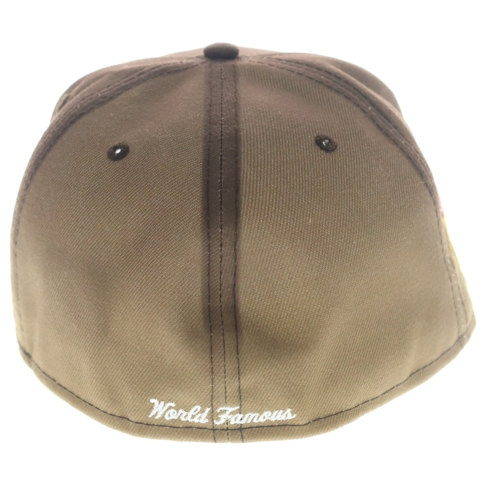 SUPREME(シュプリーム) 23SS ×NEW ERA Gradient Box Logo 59FIFTY ボックスロゴ キャップ ブラウン 7 1/2