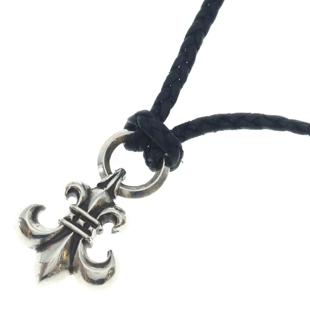 CHROME HEARTS(クロムハーツ) BS FLUER BSフレア ペンダントトップ レザーブレード ボロチップ シルバー/ブラック