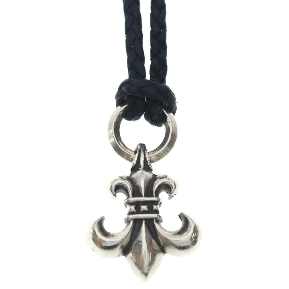 CHROME HEARTS(クロムハーツ) BS FLUER BSフレア ペンダントトップ レザーブレード ボロチップ シルバー/ブラック