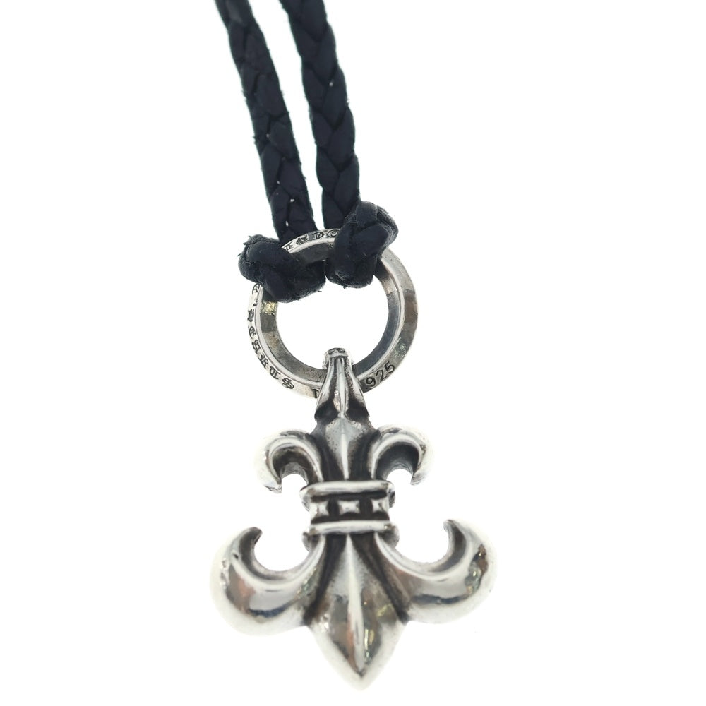 CHROME HEARTS(クロムハーツ) BS FLUER BSフレア ペンダントトップ レザーブレード ボロチップ シルバー/ブラック