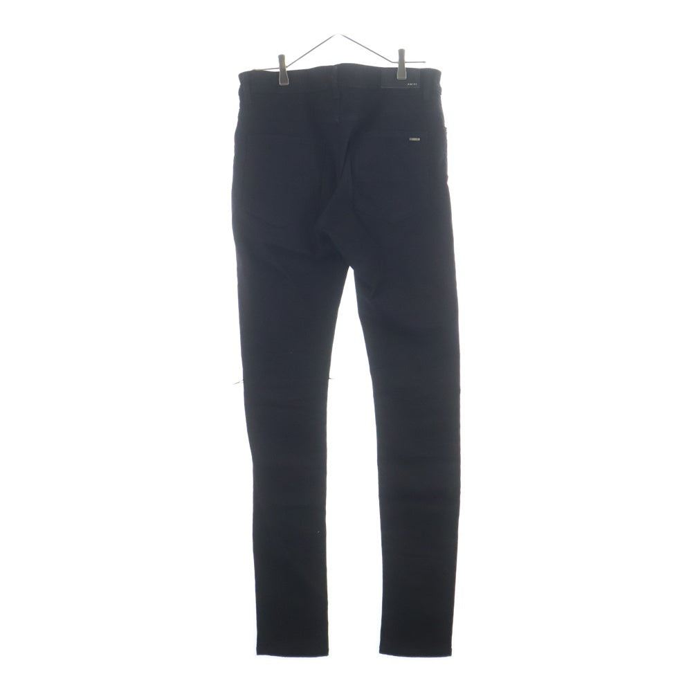 AMIRI(アミリ) レザー蛇腹 バイカークラッシュ ストレッチ スキニー