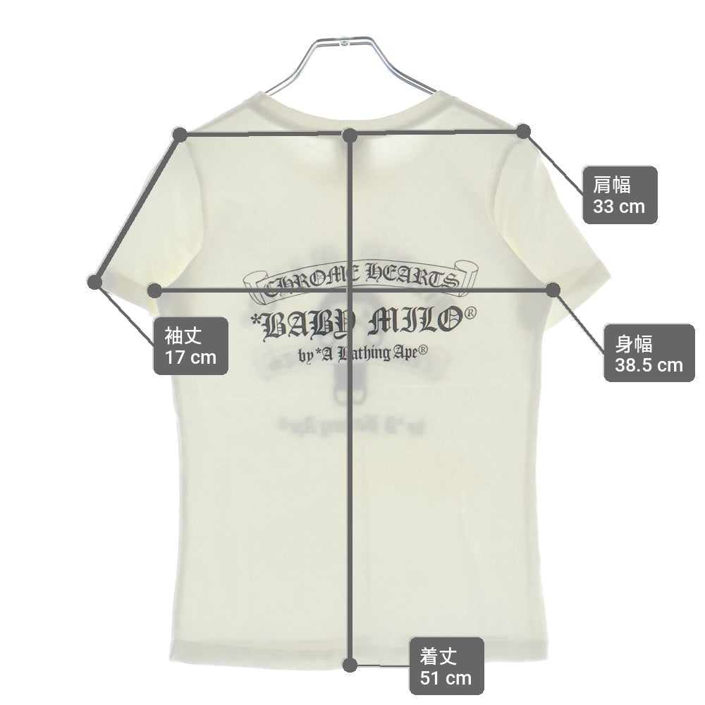 CHROME HEARTS(クロムハーツ) ×BAPE BABY MIRO 両面プリント ホワイト