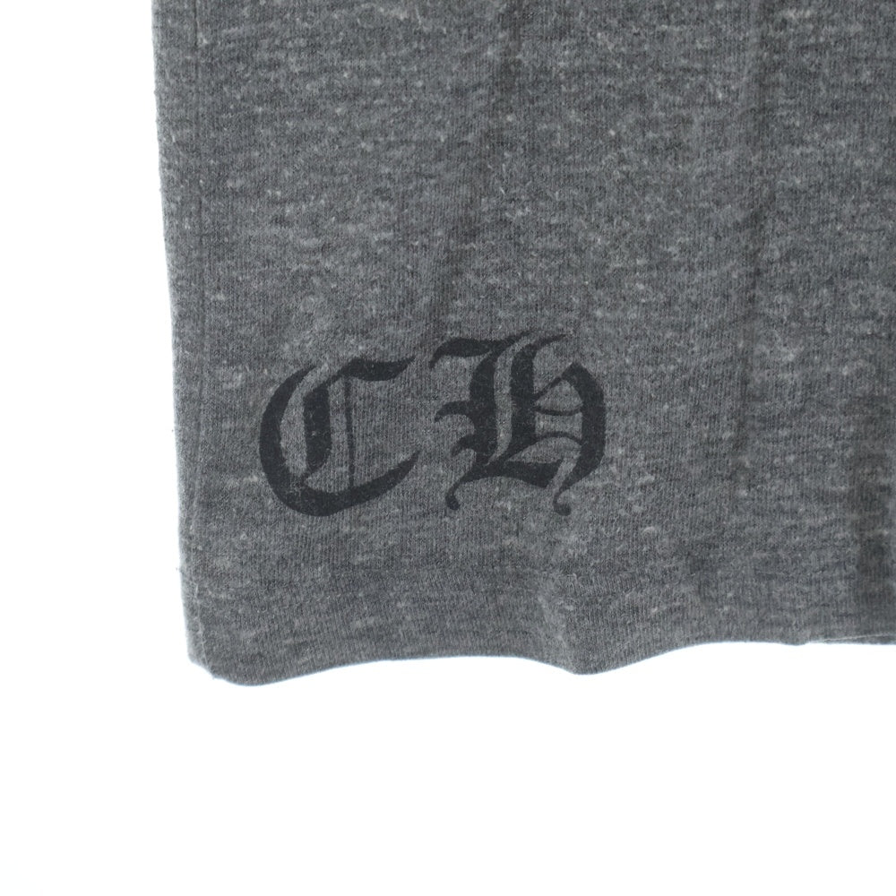 CHROME HEARTS(クロムハーツ) 両面ホースシュー Vネック 半袖 カットソー グレー