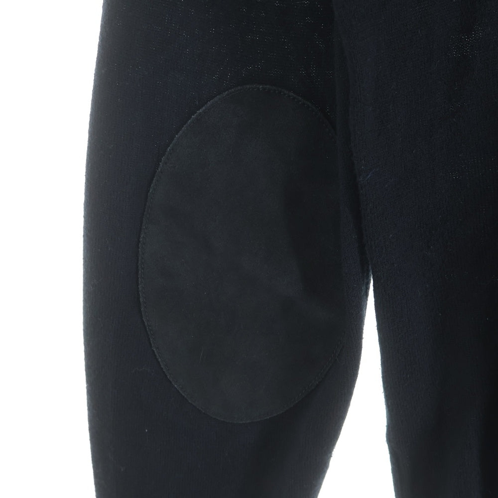 Maison Margiela(メゾンマルジェラ) 20AW エルボーパッチ ウール混 クルーネックセーター ブラック S50HA0959 S17364