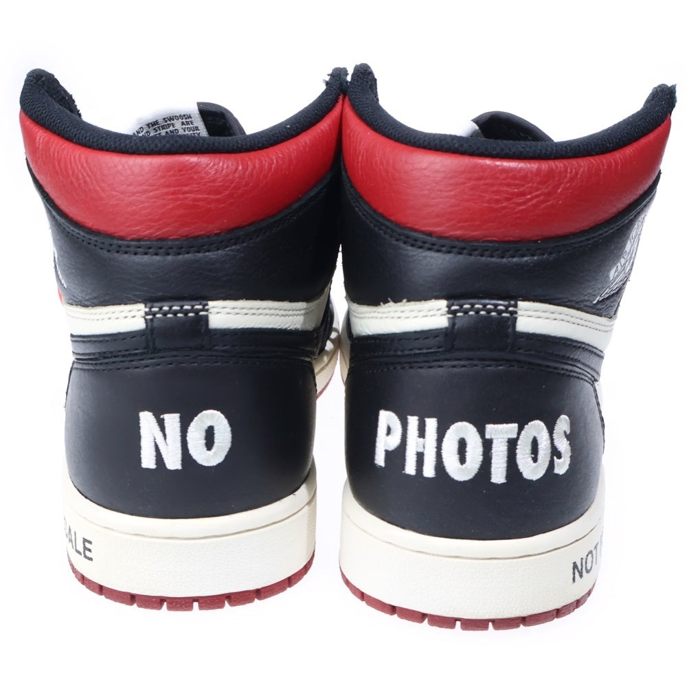 NIKE(ナイキ) AIR JORDAN 1 HIGH RETRO NOT FOR RESALE エアジョーダン1 レトロ ノット フォー リセール ハイカットスニーカー レッド 861428-106 US10/28cm