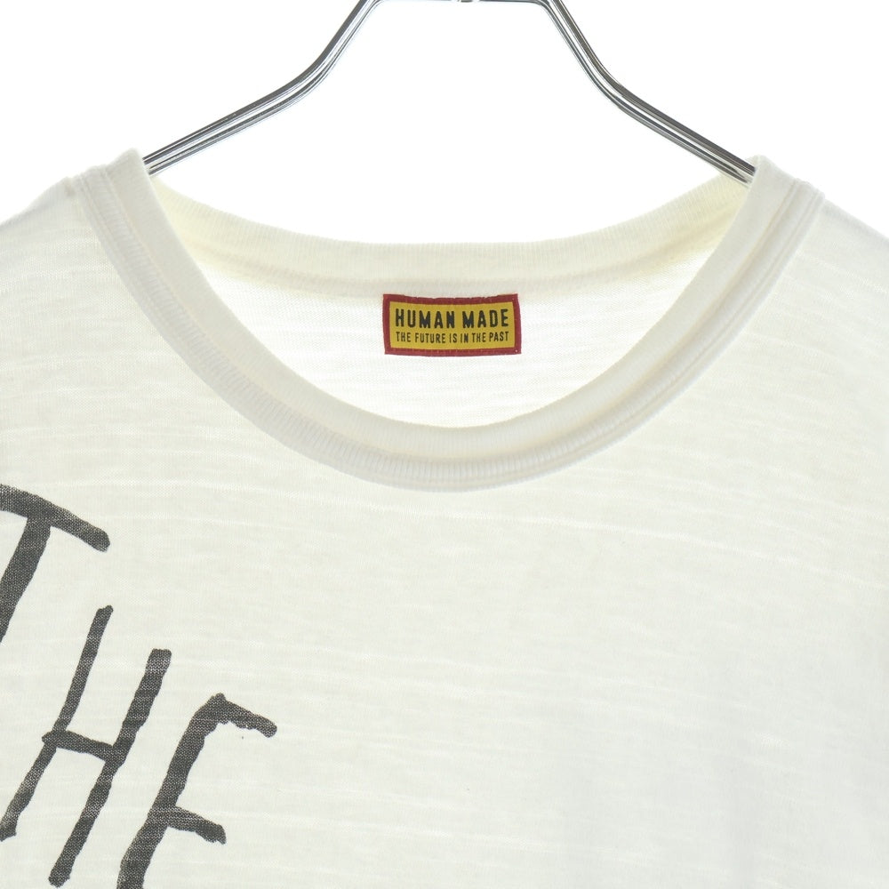 HUMAN MADE(ヒューマンメイド) THE BEATLES バックネームプリント 半袖 クルーネック Tシャツ ホワイト