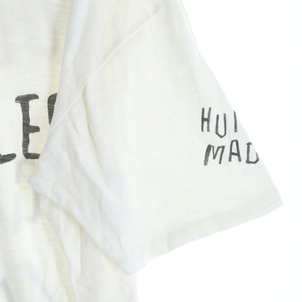 HUMAN MADE(ヒューマンメイド) THE BEATLES バックネームプリント 半袖 クルーネック Tシャツ ホワイト