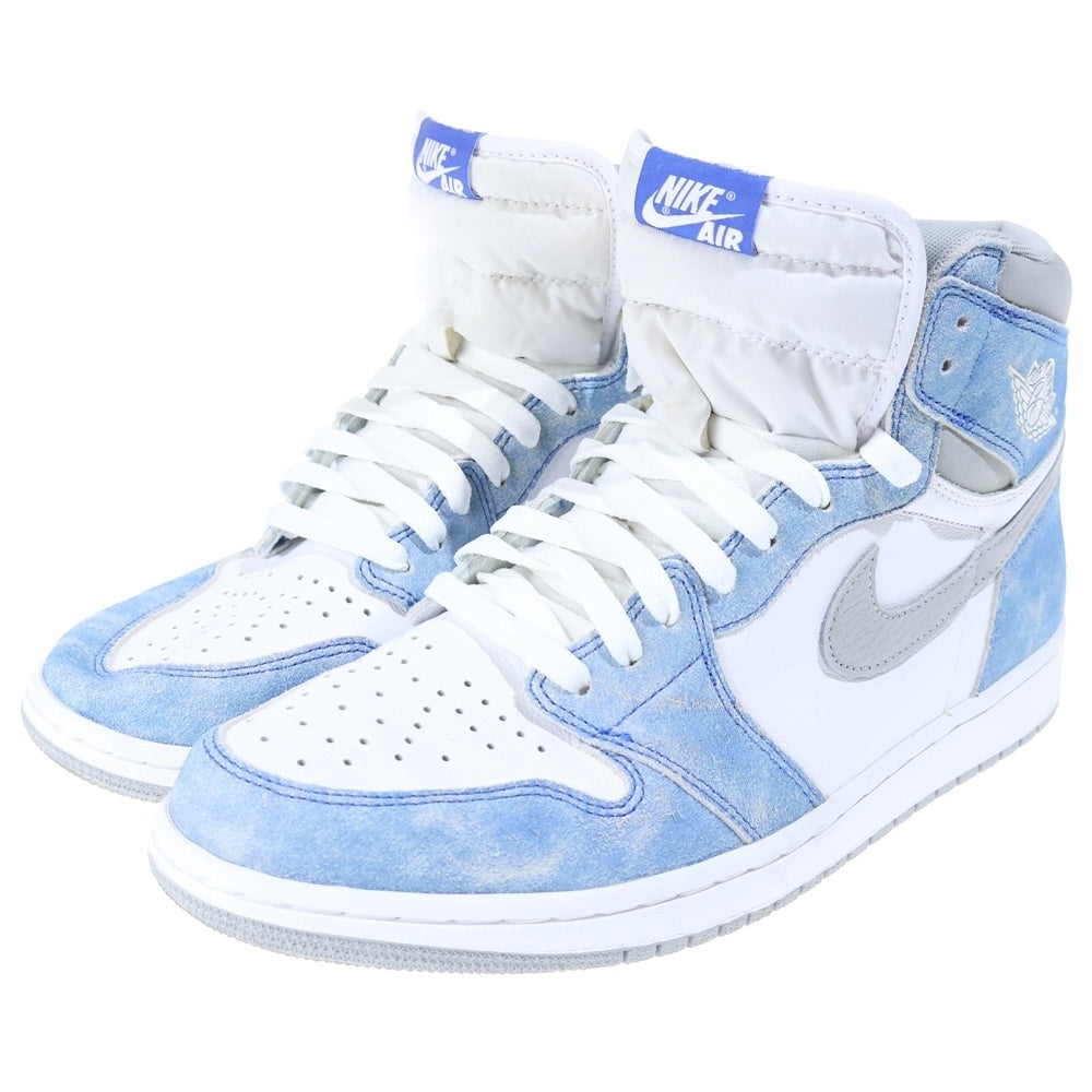 NIKE(ナイキ) AIR JORDAN 1 Hyper Royal エアジョーダン 1 ハイパーロイヤル ハイカットスニーカー ホワイト/インディゴ 555088-402 US11/29cm
