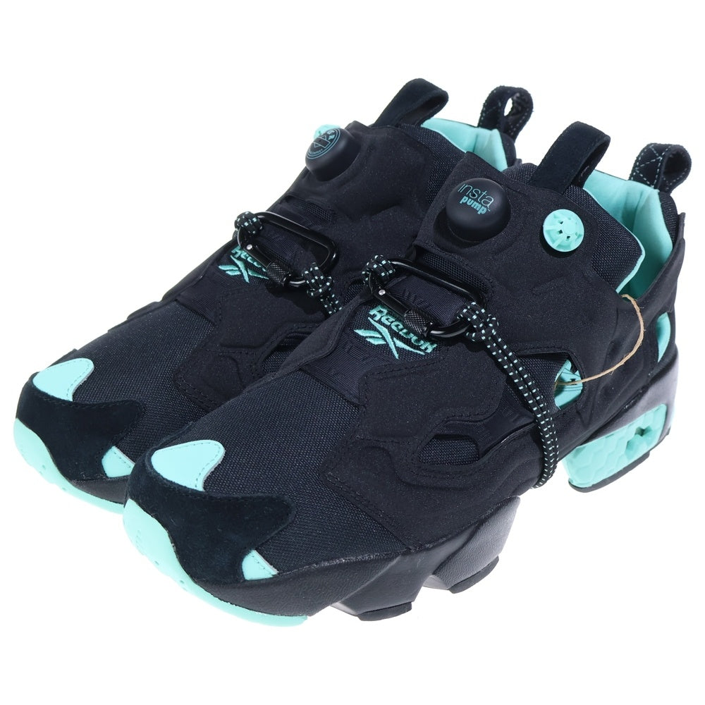Reebok(リーボック) ×POTR INSTAPUMP FURY94 ポーター インスタポンプフューリー ローカットスニーカー ブラック/ライトブルー