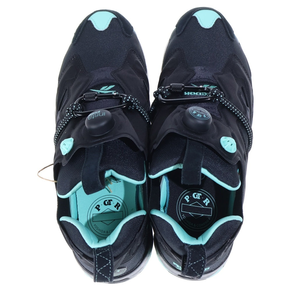 Reebok(リーボック) ×POTR INSTAPUMP FURY94 ポーター インスタポンプフューリー ローカットスニーカー ブラック/ライトブルー