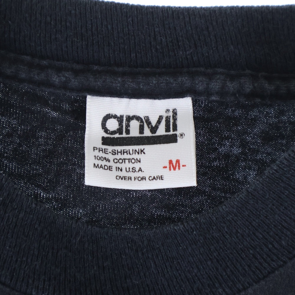 VINTAGE(ヴィンテージ) 90s 1991 RED HOT CHILI PEPPERS BLOOD SUGAR SEX MAGIC ANVIL レッドホットチリペッパーズ ブラッドシュガー セックスマジック ANVILタグ 半袖Tシャツ ブラック