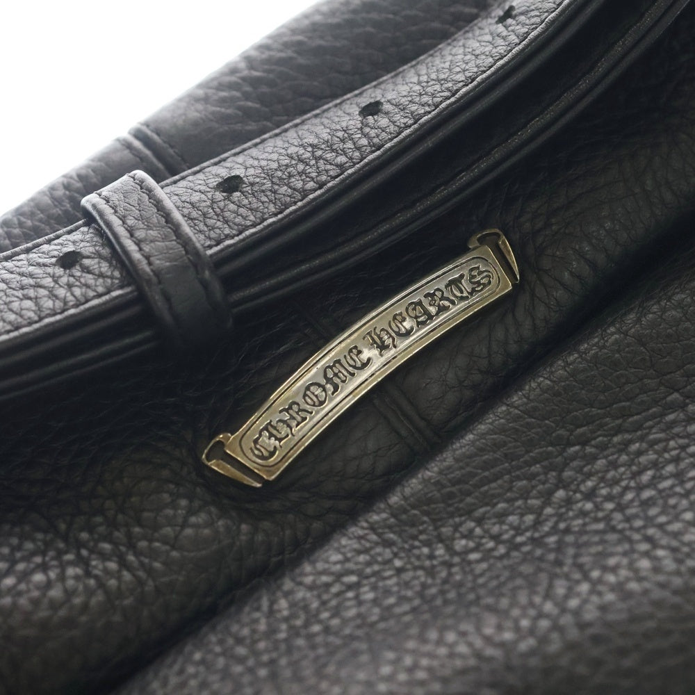 CHROME HEARTS(クロムハーツ) #1 SNAT PACK スナットパック ダガージップ ガンスリンガーベルト レザーウエストバッグ ブラック