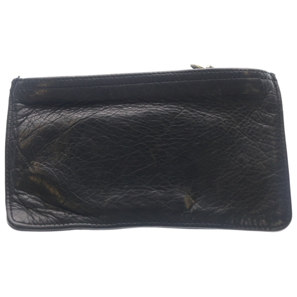 CHROME HEARTS(クロムハーツ) ZPR CHNG PURSE2 チェンジパース レザーコインケース ブラック