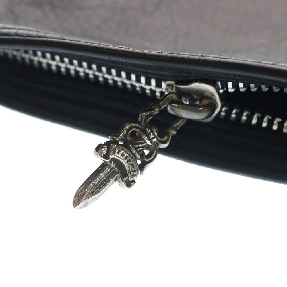 CHROME HEARTS(クロムハーツ) ZPR CHNG PURSE2 チェンジパース レザーコインケース ブラック