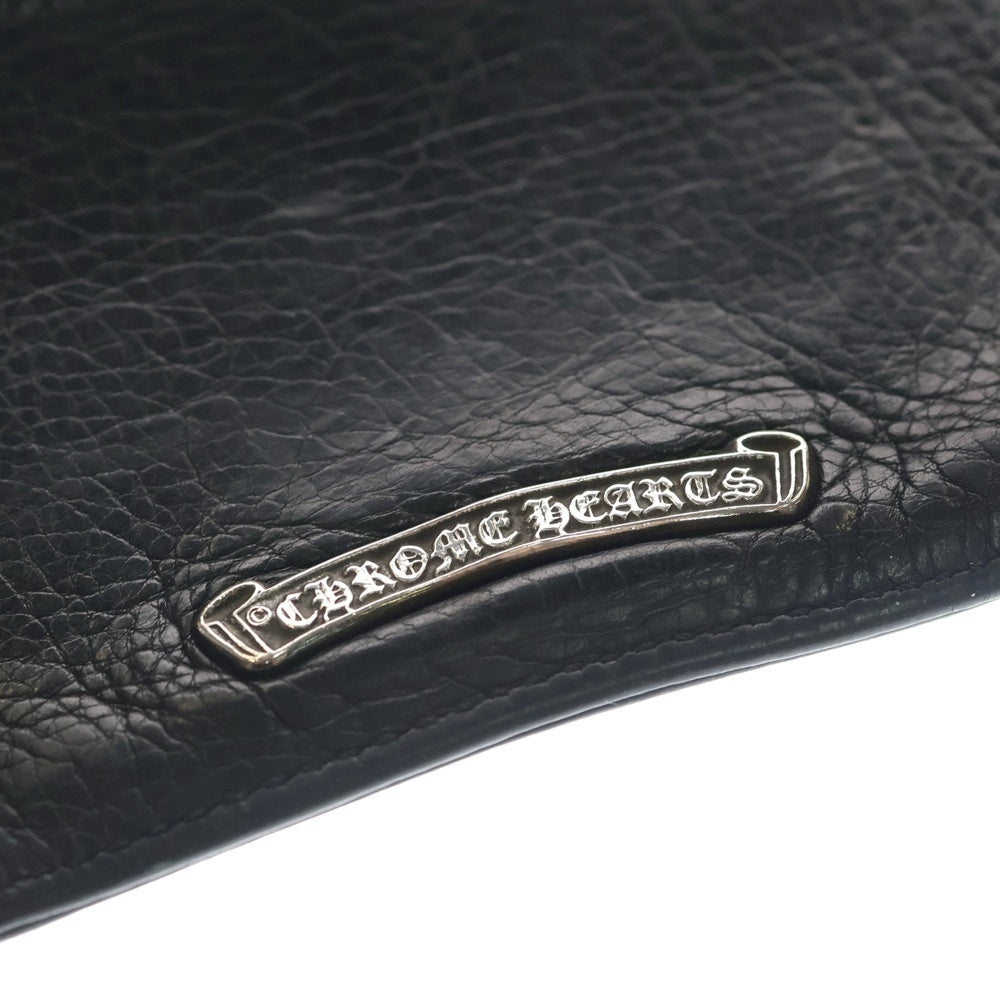 CHROME HEARTS(クロムハーツ) ZPR CHNG PURSE2 チェンジパース レザーコインケース ブラック