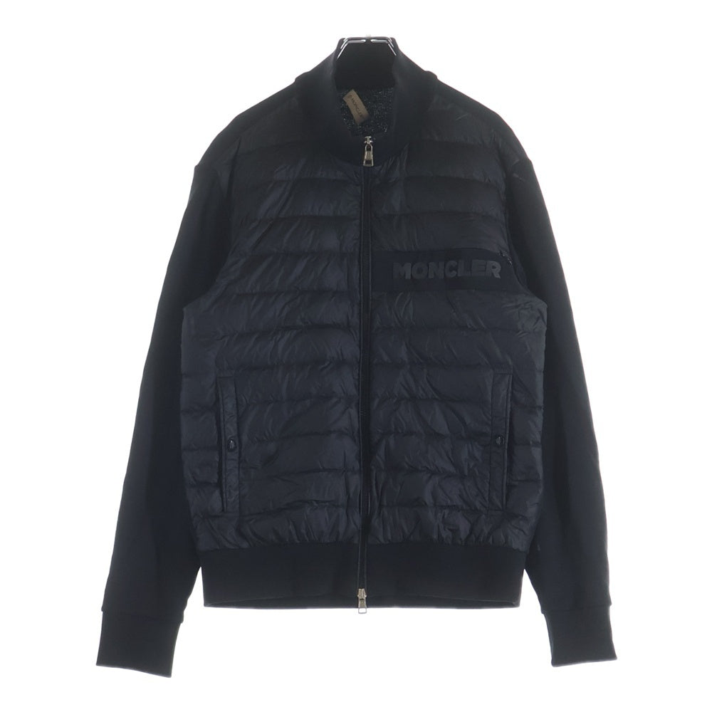 MONCLER(モンクレール) MAGLIA CARDIGAN マグリアカーディガン 切替デザイン ダブルジップアップジャケット ブラック G10918G52200