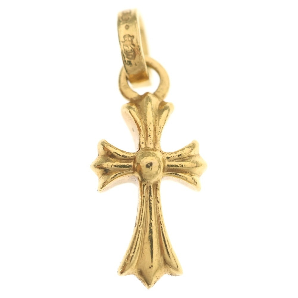 CHROME HEARTS(クロムハーツ) 22K CRS BBYFAT ベイビーファットクロス ペンダントトップ ゴールドBCA037