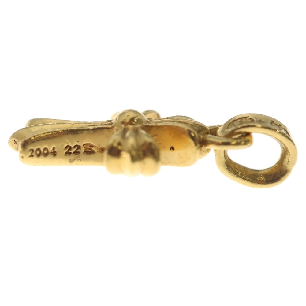 CHROME HEARTS(クロムハーツ) 22K CRS BBYFAT ベイビーファットクロス ペンダントトップ ゴールドBCA037
