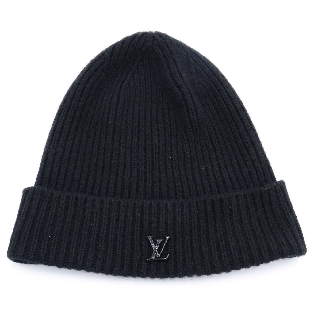LOUIS VUITTON(ルイヴィトン) ビーニー LVアヘッド カシミヤ ニット帽 ブラック MP3246