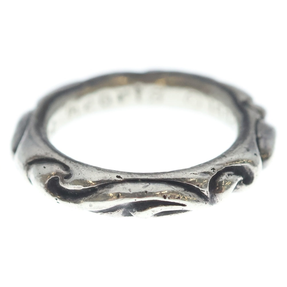 CHROME HEARTS(クロムハーツ) SCRL BAND スクロールバンド リング シルバー BCA351