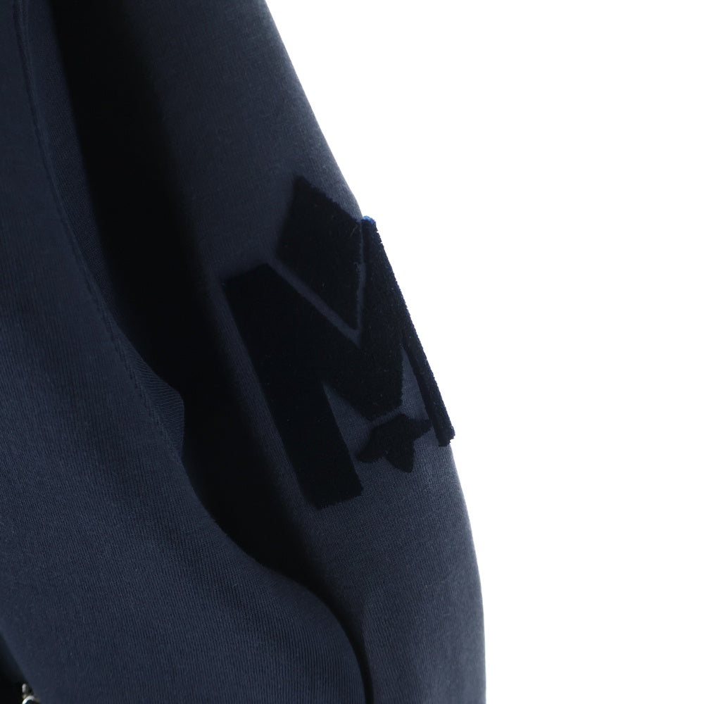 MACKAGE(マッカージュ) ジップアップ パーカー フロッキープリントロゴ ネイビー KRYS-ZP
