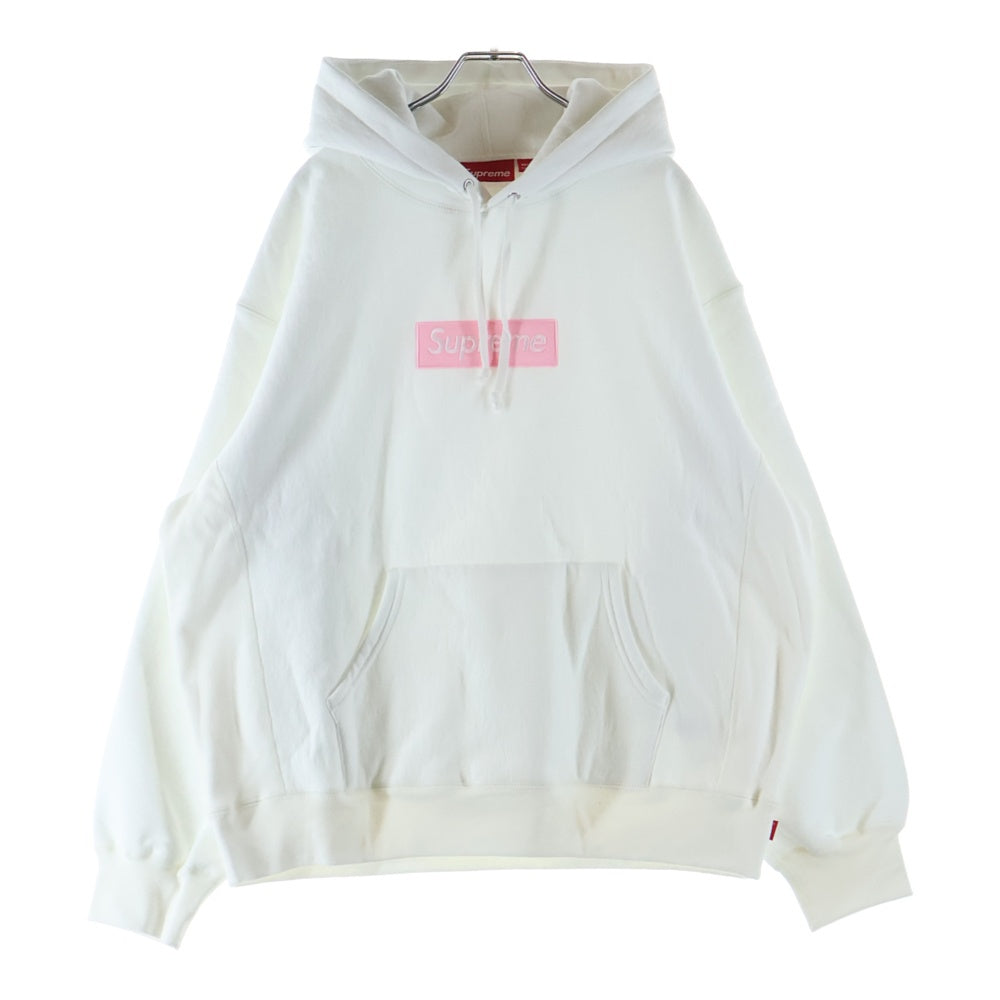 SUPREME(シュプリーム) 25AW Box Logo Hooded Sweatshirt ボックスロゴ プルオ‐バーパーカー ホワイト