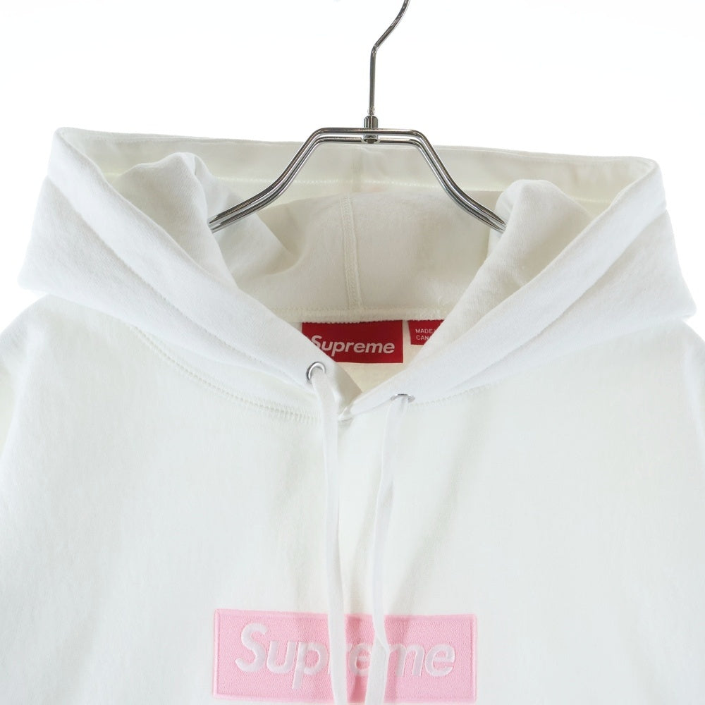 SUPREME(シュプリーム) 25AW Box Logo Hooded Sweatshirt ボックスロゴ プルオ‐バーパーカー ホワイト