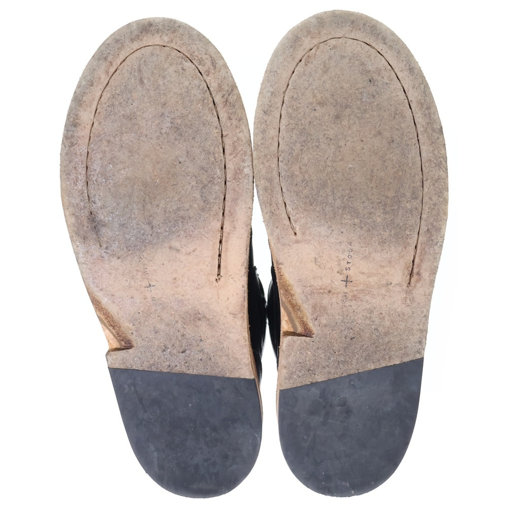 PETERSON STOOP(ピーターソンストゥープ) Black Tan Leather Cork Sole